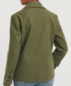 Shop Short-Length Green Reefer Coat Jacket For Men And Women On Sale