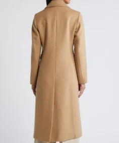 Shop Single Breasted Wool Blend Reefer Coat For Men And Women On Sale