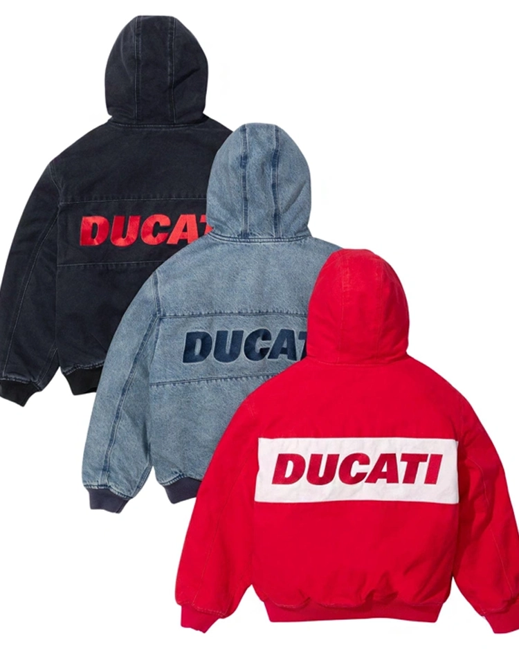 Shop Supreme Ducati Hooded Racing Jacket For Men And Women On Sale