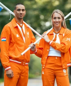 Shop Team Netherlands Olympic 2024 Closing Ceremony Tracksuit For Men And Women On Sale