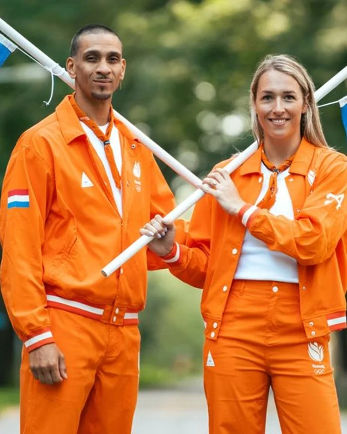 Shop Team Netherlands Olympic 2024 Closing Ceremony Tracksuit For Men And Women On Sale