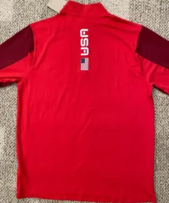 Shop Team Olympics Nike Running Red Top Shirt For Men And Women On Sale