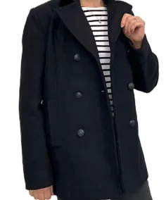 Shop wool blend reefer jacket coat For Men And Women On Sale
