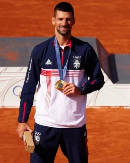 Team Serbia Paris Olympics 2024 Novak Djokovic Jacket