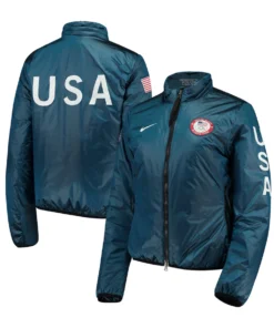 Team USA Nike Blue Mid-Layer Jacket