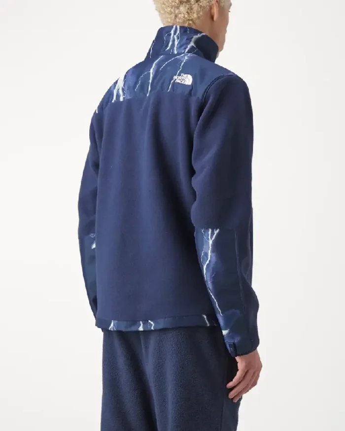 The North Face Summit Navy Denali Fleece Jacket Back Viw