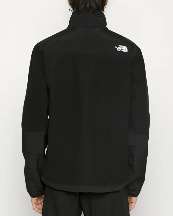 The North Face Tnf Black Denali Fleece Jacket Back View