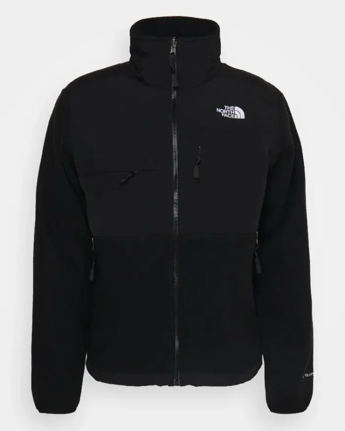 The North Face Tnf Black Denali Fleece Jacket Front View