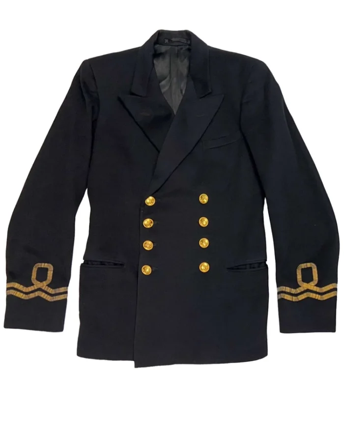 Wwii British Royal Navy Pharmacist Reserves Officer Reefer Jacket