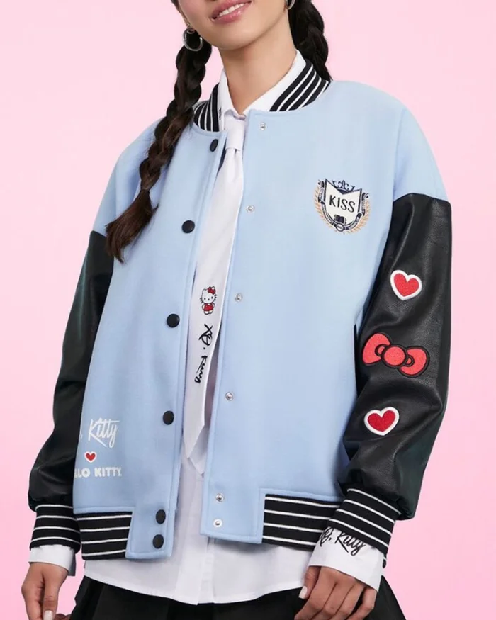 Xo Kitty Hello Kitty Varsity Jacket