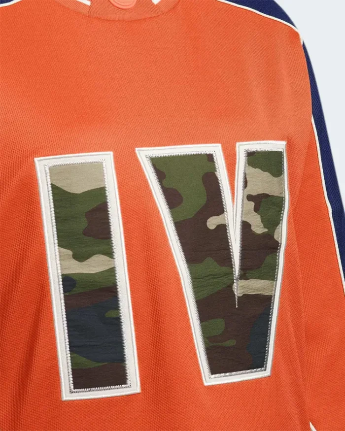 beyoncé camo ivy park renaissance tour jersey style2 front closeup