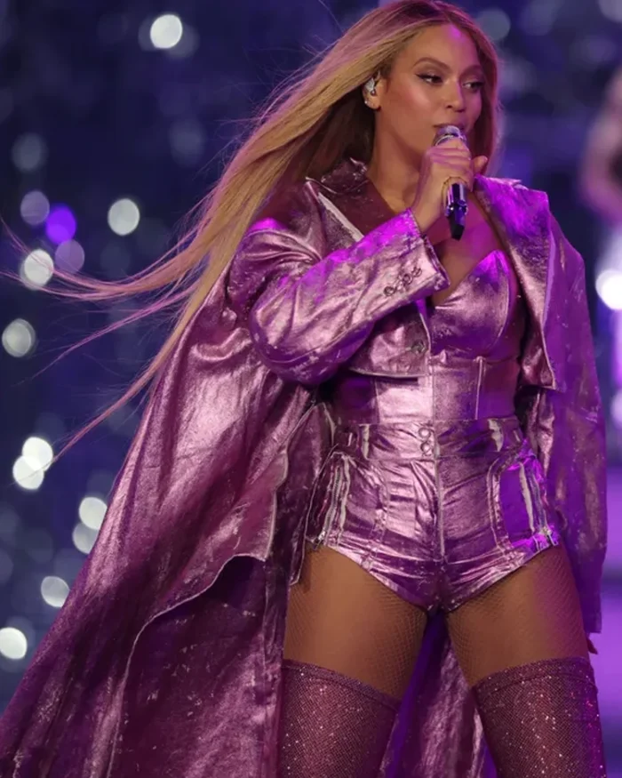 beyoncé renaissance tour acne studios coat front