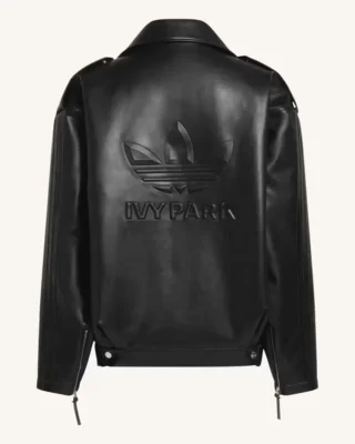 beyoncé renaissance world tour ivy park leather jacket back