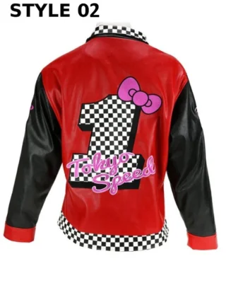 box lunch x sanrio hello kitty racing jacket style 2 back