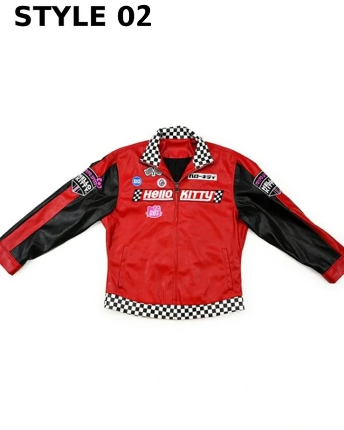 box lunch x sanrio hello kitty racing jacket style 2 front