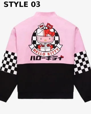 box lunch x sanrio hello kitty racing jacket style 3 back