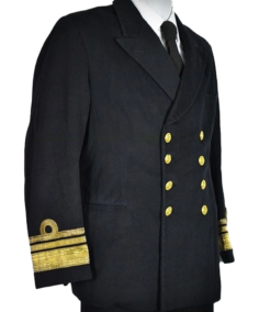 british royal navy vice admiral no.1 reefer jacket side view