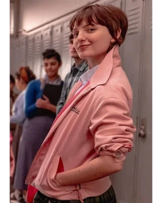 grease rise of the pink ladies jacket front