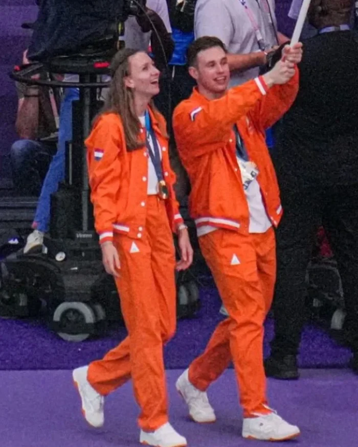 Team Netherlands Olympic 2024 Closing Ceremony Tracksuit Side