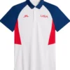 Team Usa Men's Golf Paris Olympics 2024 Scottie Scheffler Shirt Front