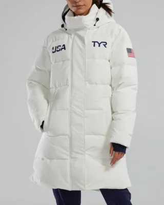 team usa swimming kit elite down parka jacket women