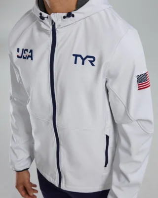 tyr usa olympics softshell recon men jacket front