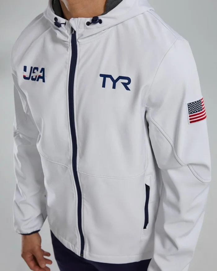 Tyr Usa Olympics Softshell Recon Men Jacket Front