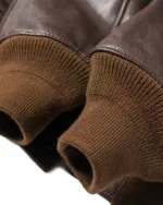 usaaf type a-1 leather flight light brown jacket cuffs