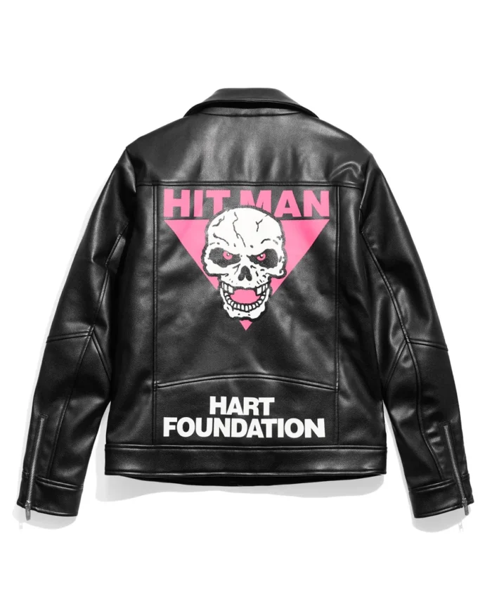 Bret Hart Hitman Hart Foundation 1997 Biker Jacket - Trendy Leather Jackets