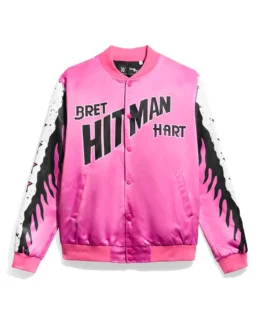 Bret Hart Royal Rumble 1993 Entrance Jacket - Trendy Leather Jackets