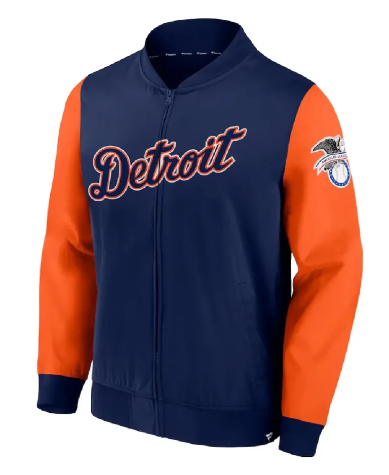 Detroit Tigers Lightweight Windbreaker Bomber Jacket