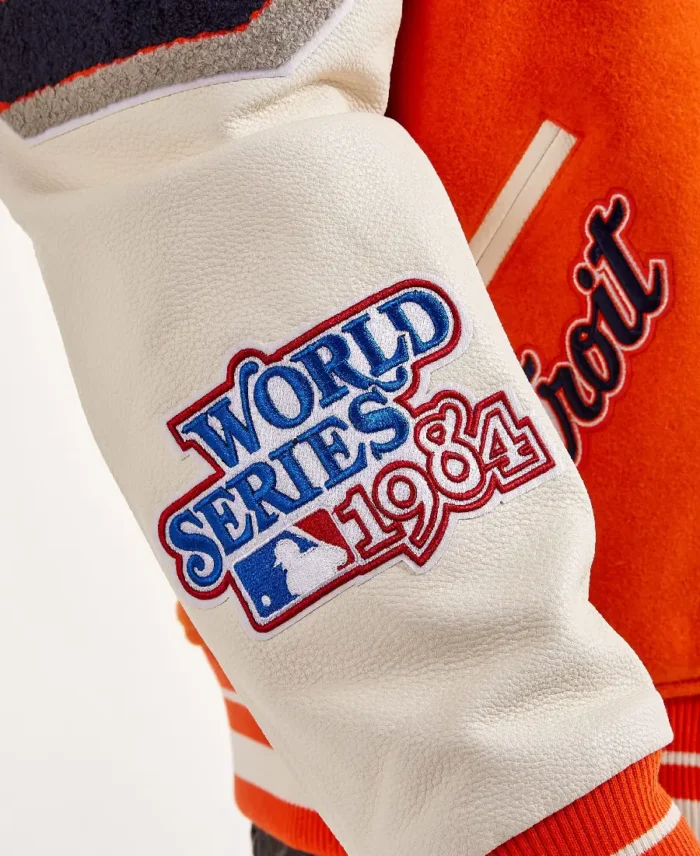 Mlb 2024 Tigers Detroit Pro Standard Varsity Jacket Sleeves