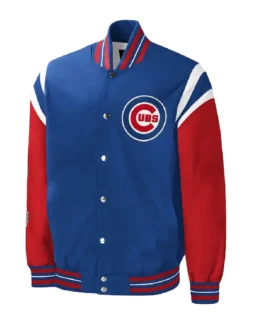 MLB Chicago Cubs G-III Sports Carl Banks Royal Varsity Jacket - Trendy Leather Jacket