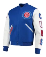 MLB Chicago Cubs Pro Standard White Varsity Jacket - Trendy Leather Jacket