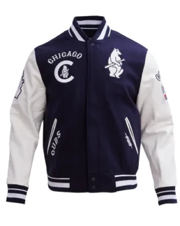 MLB Chicago Cubs Retro Vasity Jacket - Trendy Leather Jacket