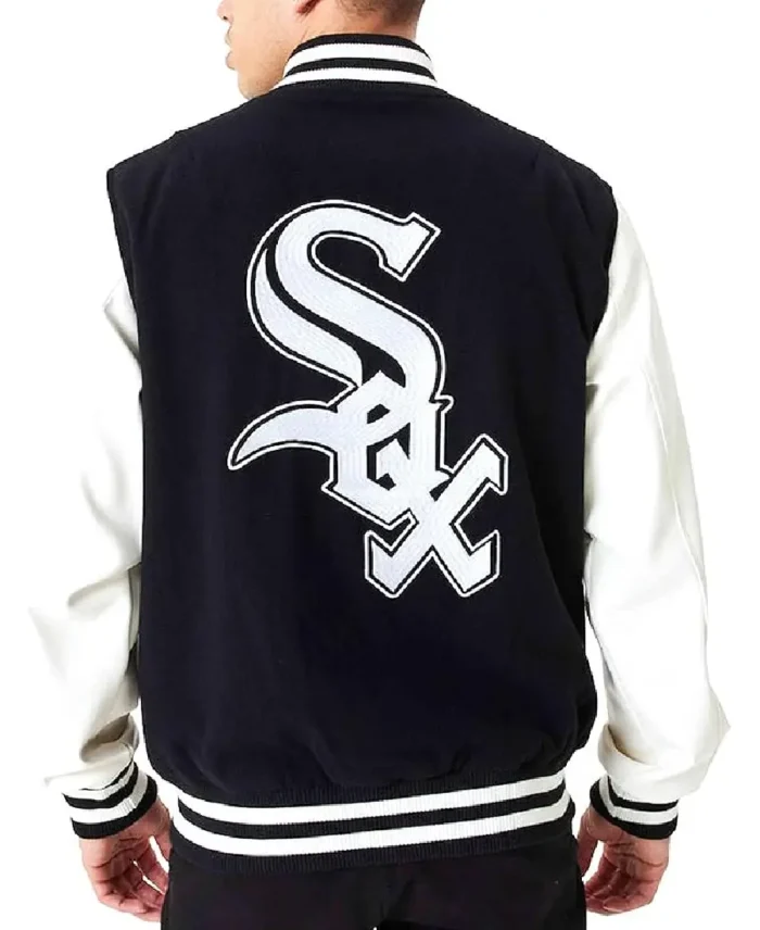 MLB Chicago White Sox Heritage Jacket back - Trendy Leather Jacket