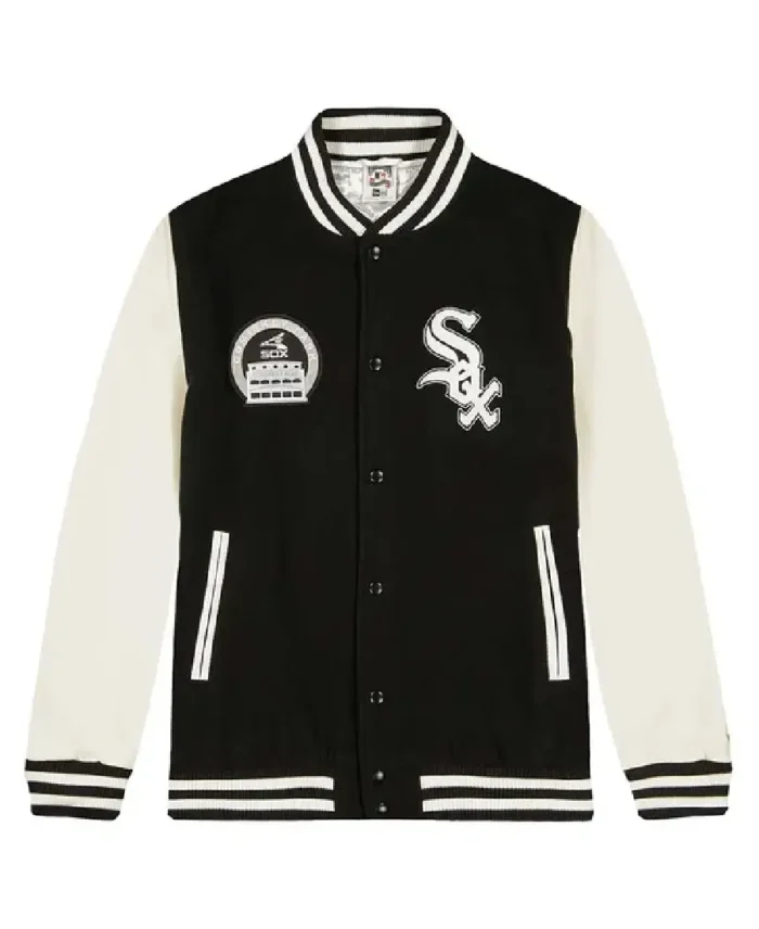 MLB Chicago White Sox Heritage Jacket front - Trendy Leather Jacket