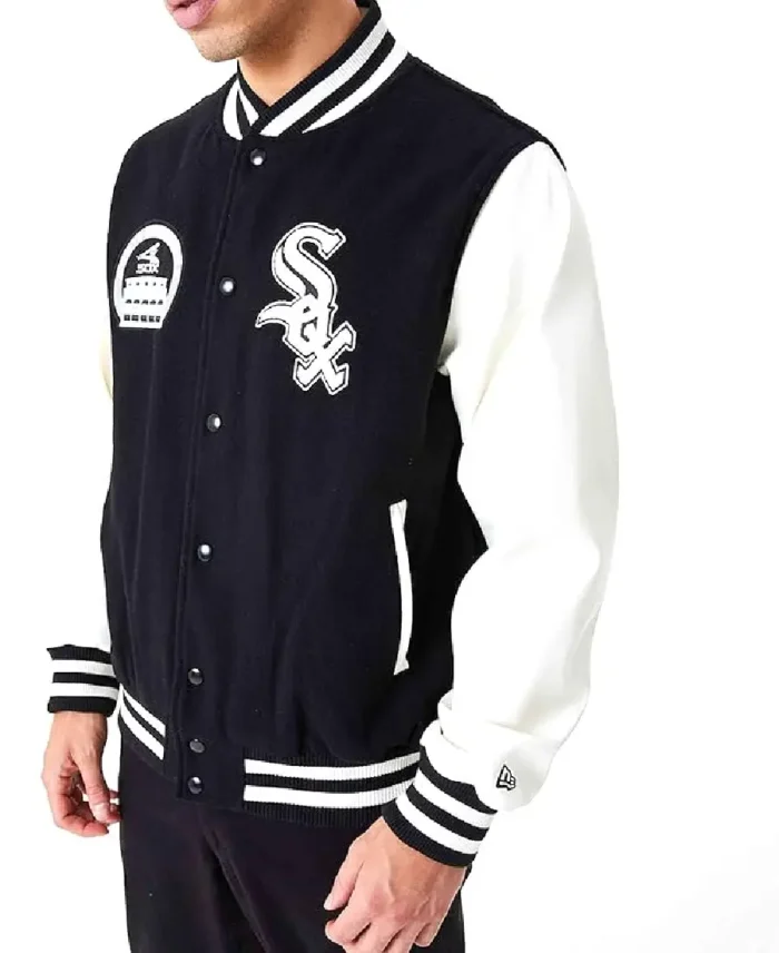 MLB Chicago White Sox Heritage Jacket side- Trendy Leather Jacket