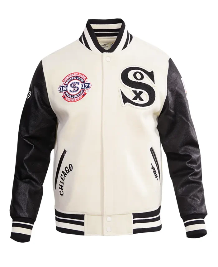 Mlb Chicago White Sox Retro Classic Varsity Jacket - Trendy Leather Jacket