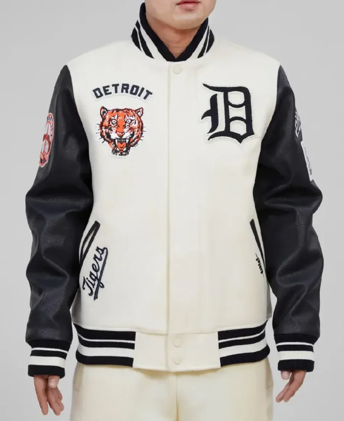 Mlb Detroit Tigers Retro Classic Varsity Jacket