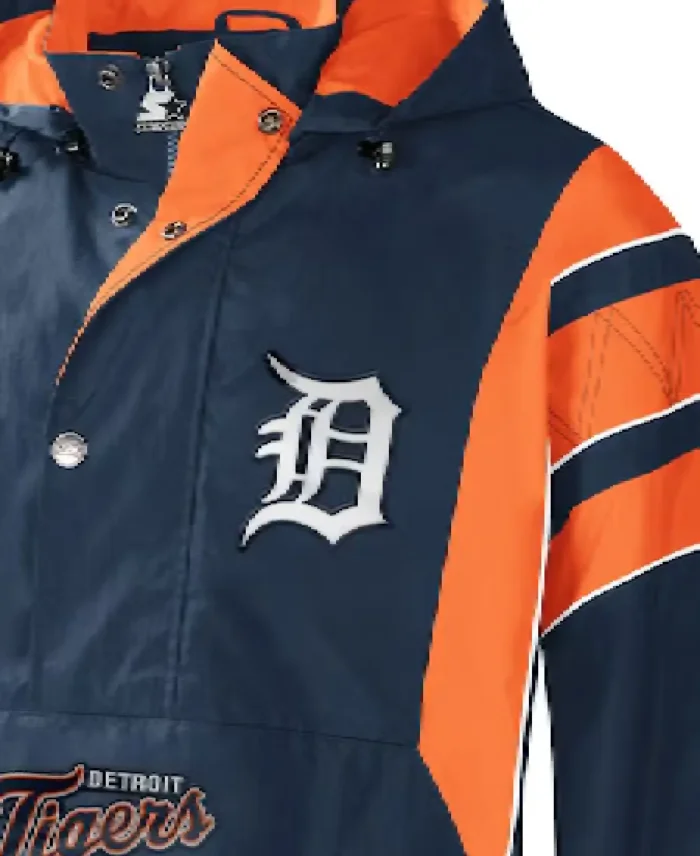 Mlb Detroit Tigers Starter Impact Hoodie Jacket Side