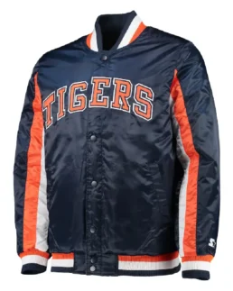 MLB Detroit Tigers Starter The Ace Satin Jacket