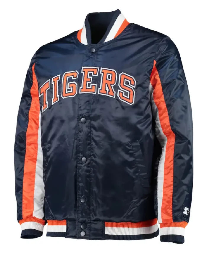 Mlb Detroit Tigers Starter The Ace Satin Jacket