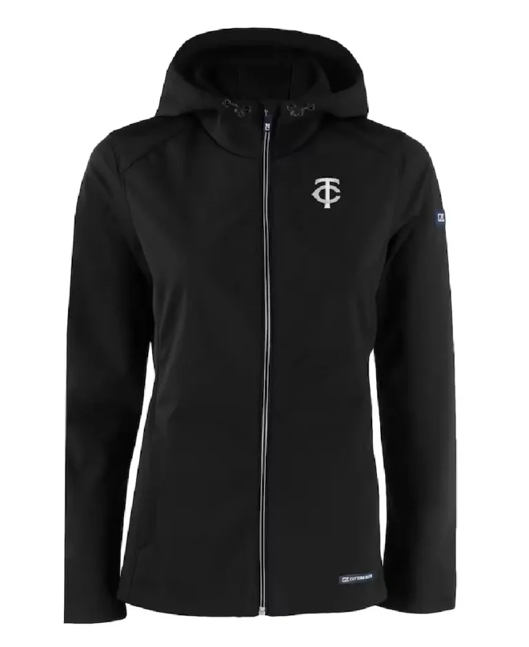 MLB Minnesota Twins Black Roam Eco Hoodie Jacket