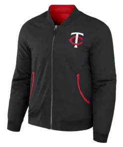 MLB Minnesota Twins Darius Rucker Reversible Bomber Varsity Jacket