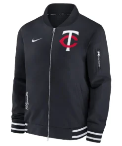 MLB Minnesota Twins Nike Authentic Bomber Jacket