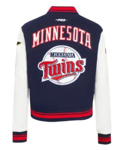 MLB Minnesota Twins Retro Classic Varsity Jacket back