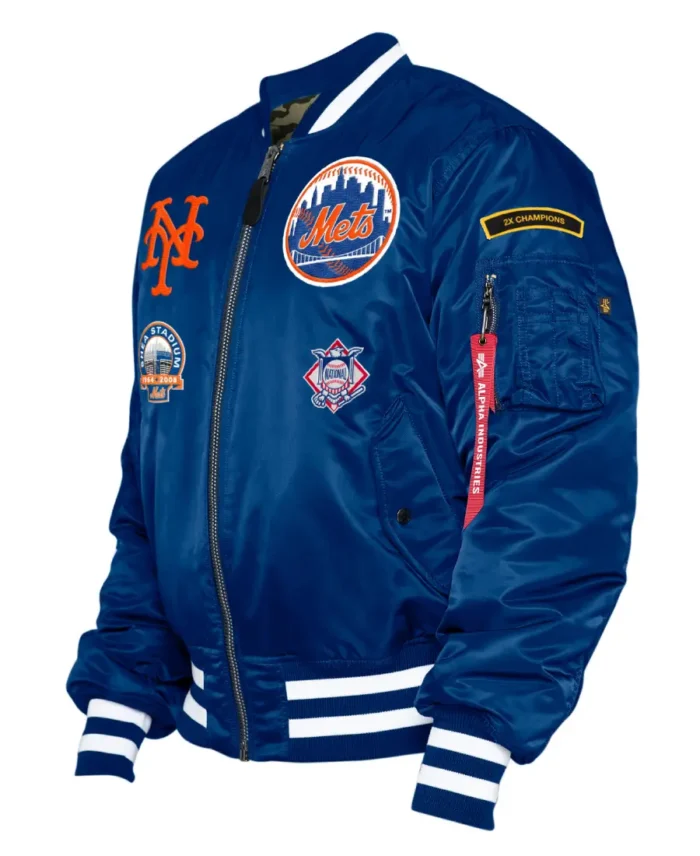 Mlb New York Mets Alpha Jacket Side