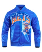 MLB New York Mets Track Jacket - Trendy Leather Jacket