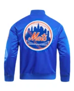 MLB New York Mets Track Jacket back - Trendy Leather Jacket